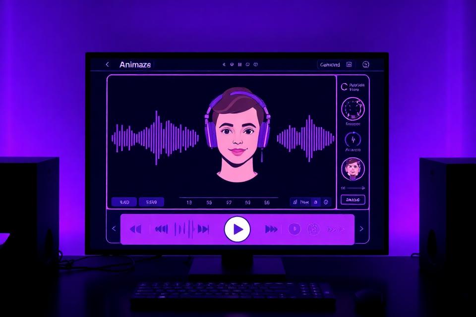 Animaze Voice Changer Interface - Free AI Voice Changer App for VTubing