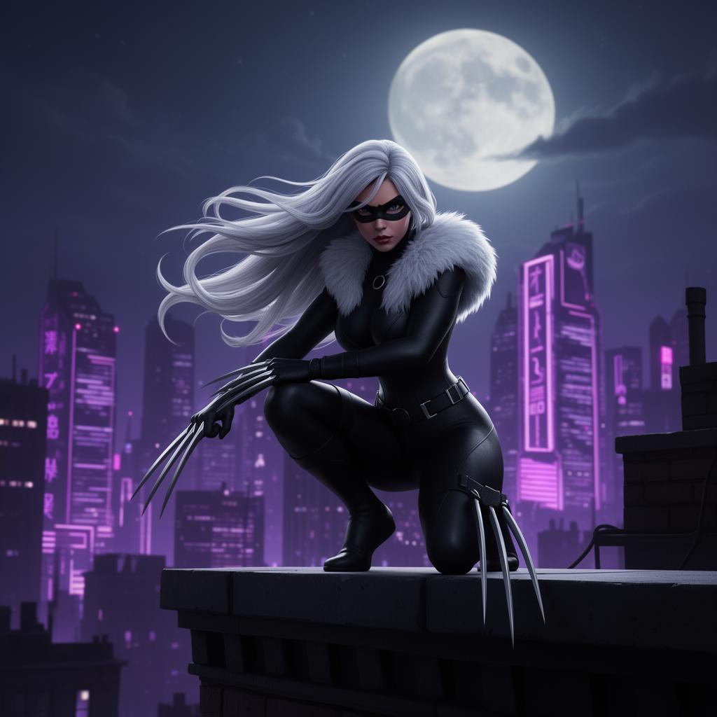 Stealth Form Black Cat voice changer preset for Marvel Rivals online chat