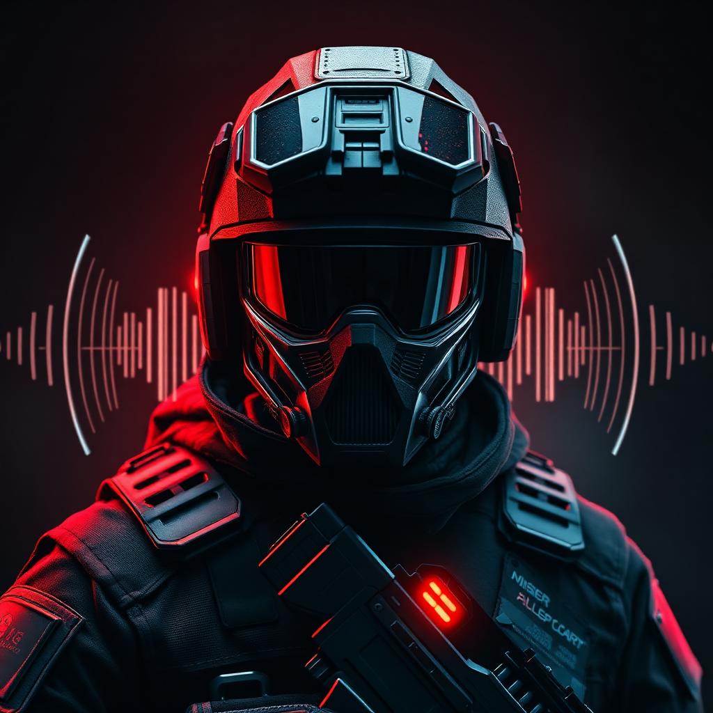 Black Ops 7 AI voice changer with real-time voice transformation visualization