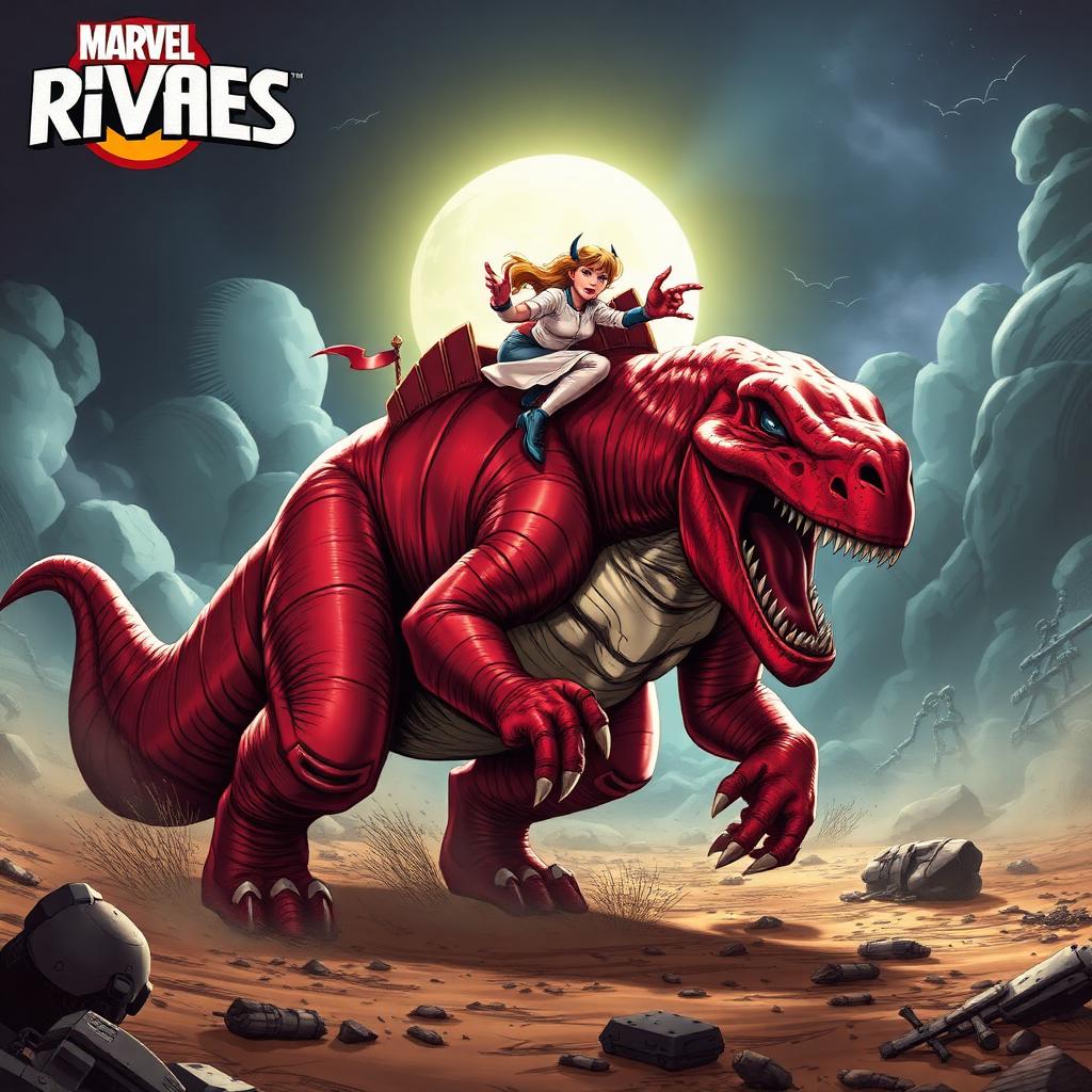 Moon Girl's Mount Devil Dinosaur voice changer preset for Marvel Rivals