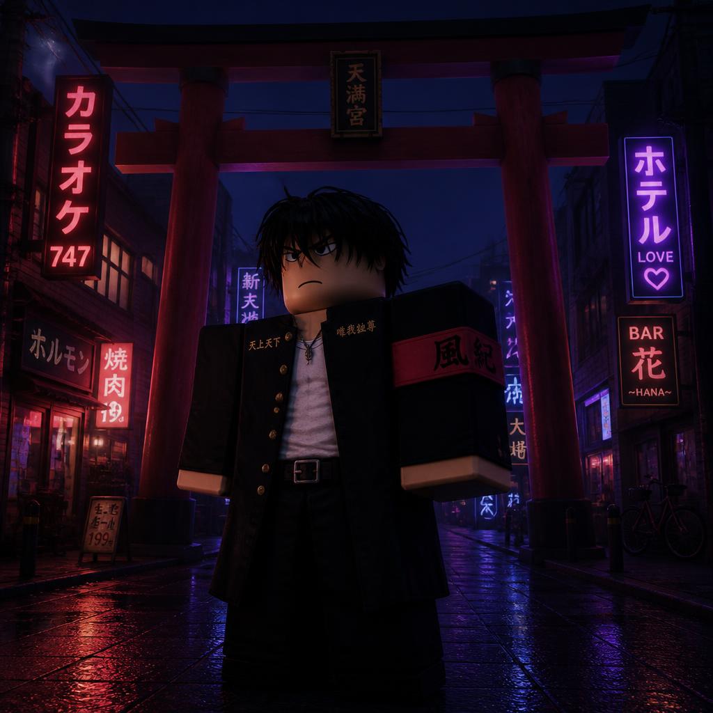 Rooftop Bancho Gakuran voice changer preset for Roblox roleplay