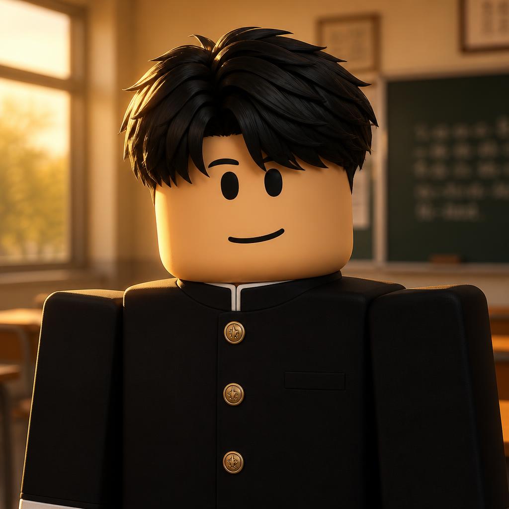 Quiet Senpai Gakuran voice changer preset for Roblox roleplay