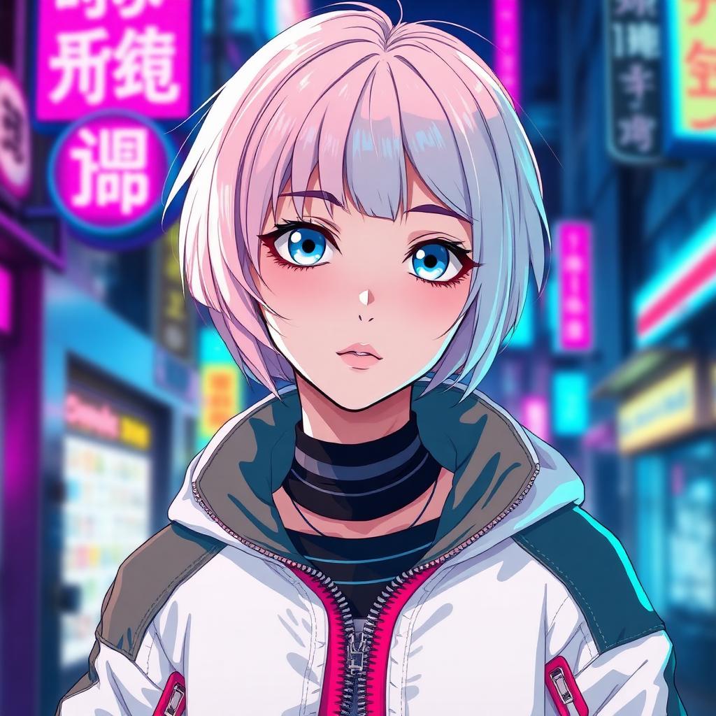 Lucy (Netrunner) voice changer preset for Cyberpunk Edgerunners online chat
