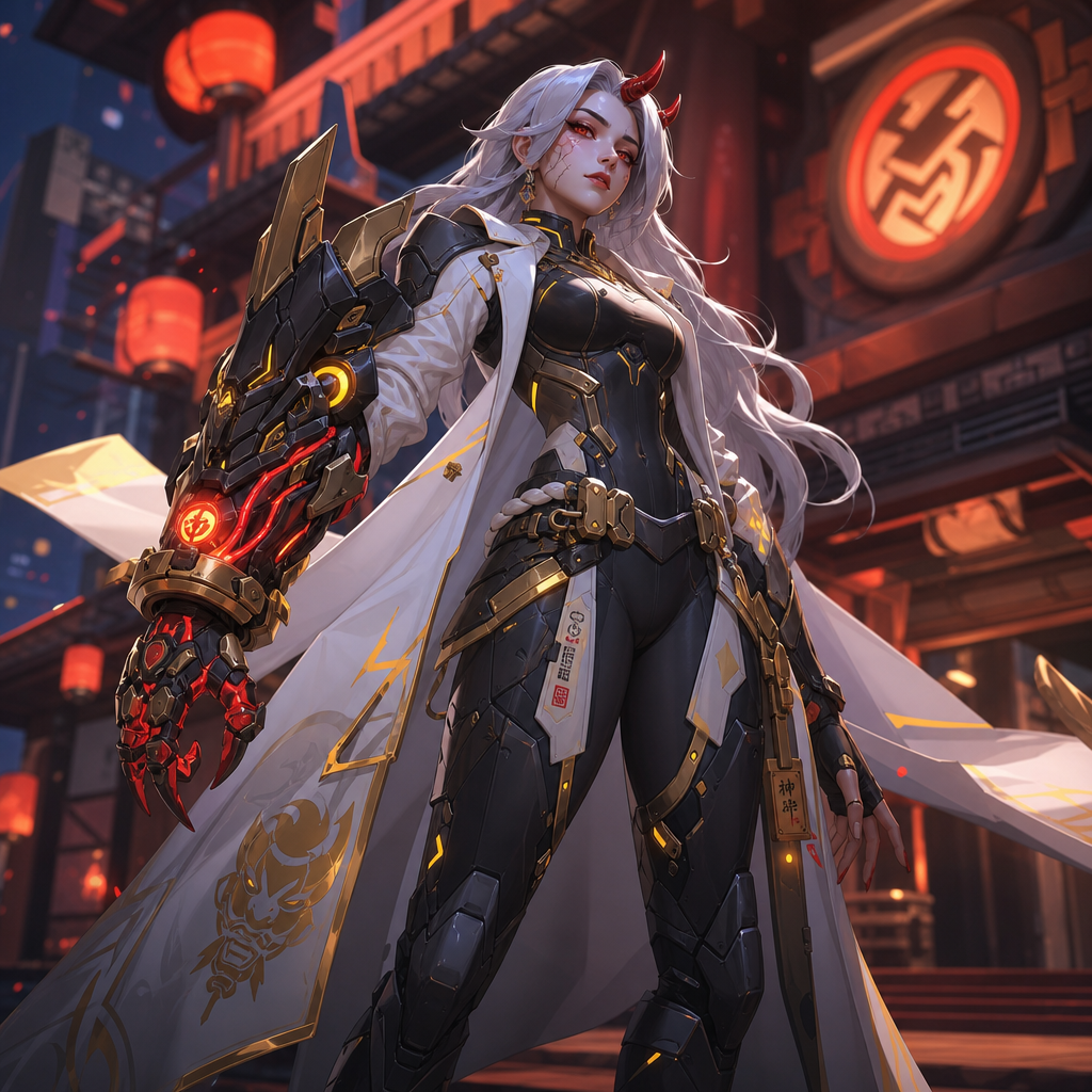 Shion voice changer preset - Overwatch hero in a futuristic command base