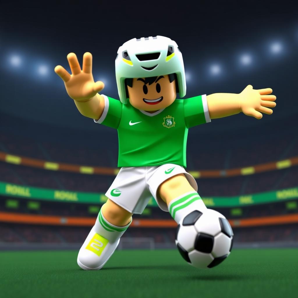Striker - Soccer: Zero Roblox AI voice changer persona