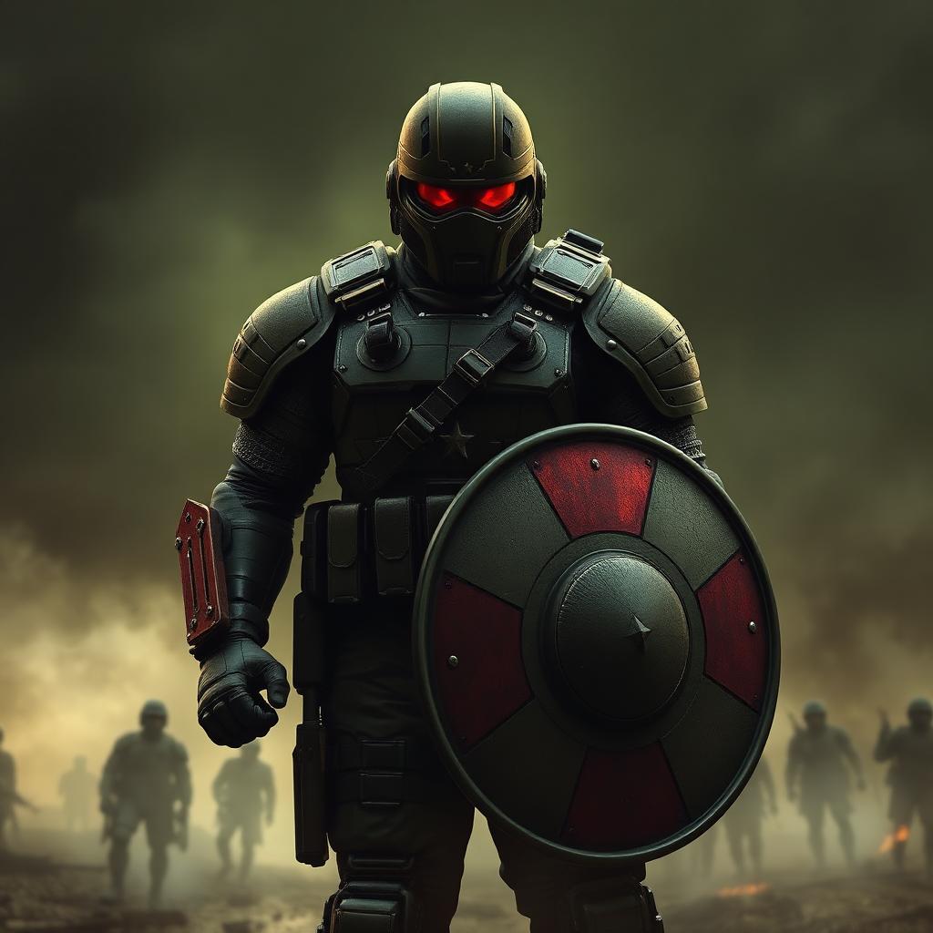 Soldier Boy AI voice changer transforming a deep gritty supersoldier voice in real-time