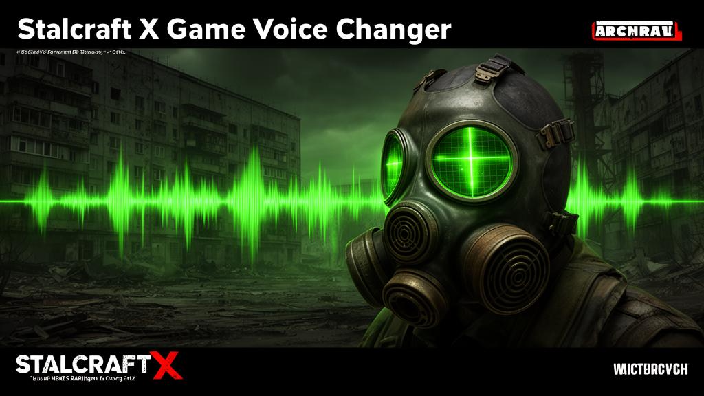 Stalcraft X AI voice changer with real-time voice transformation visualization