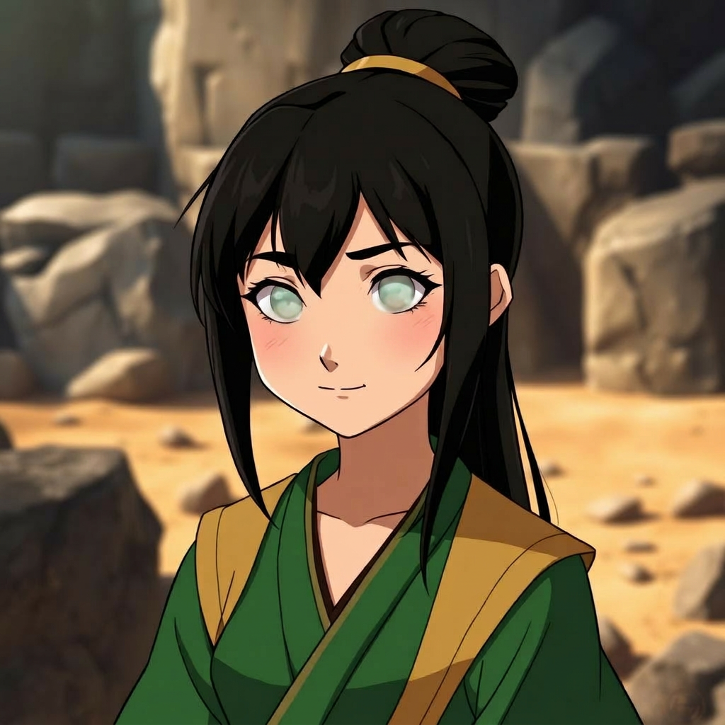 Toph Beifong AI voice changer transforming a microphone for Avatar Discord roleplay